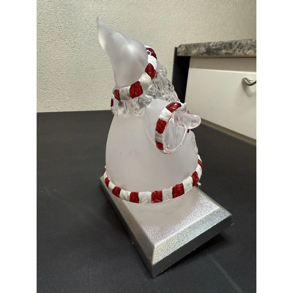 Glass Santa Stocking Hanger